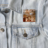 Het theater vierkante button 5,1 cm (In situ)