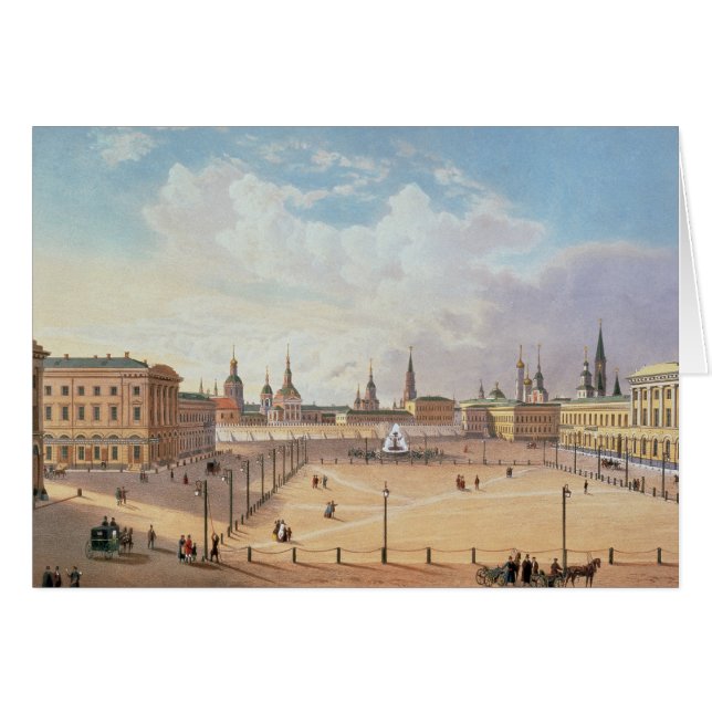 Het theaterplein in Moskou (Voorkant Horizontaal)