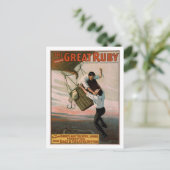 Het  theaterPoster "The Great Ruby" Briefkaart (Staand voorkant)