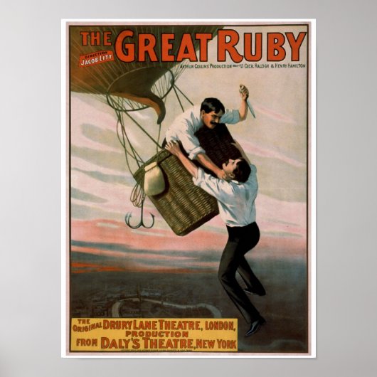 Het  theaterPoster "The Great Ruby" Poster (Voorkant)