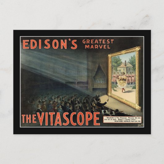 Het theaterPoster Vitascope Briefkaart (Voorkant)