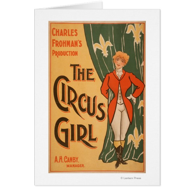 Het theatrisch Poster van Circus Girl #1 (Voorkant)