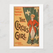 Het theatrisch Poster van Circus Girl #1 Briefkaart (Voorkant)