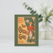 Het theatrisch Poster van Circus Girl #1 Briefkaart (Staand voorkant)
