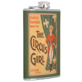 Het theatrisch Poster van Circus Girl #1 Heupfles (Rechts)