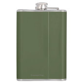 Het theatrisch Poster van Circus Girl #1 Heupfles (Achterkant)