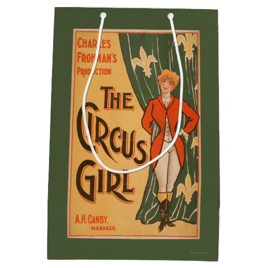 Het theatrisch Poster van Circus Girl #1 Medium Cadeauzakje (Achterkant)