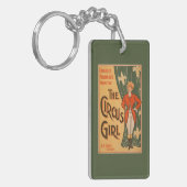 Het theatrisch Poster van Circus Girl #1 Sleutelhanger (Voorkant Links)