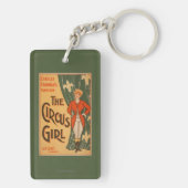 Het theatrisch Poster van Circus Girl #1 Sleutelhanger (achterkant)