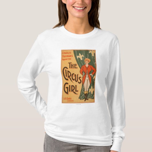Het theatrisch Poster van Circus Girl #1 T-shirt (Voorkant)