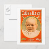 Het theatrisch Poster van de club in Baby Briefkaart (Voorkant / Achterkant)