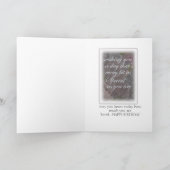 Het Theekopje van de Aardbei van de Verjaardag van Kaart (Binnen)