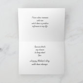 Het Theekopje van de moederdag van Bloemen Kaart (Binnen)