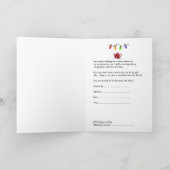 Het theekransjeUitnodiging van Kerstmis (Binnen)