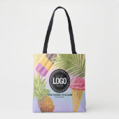 Het thema artsy waterverf-ijs personaliseren tote bag (Voorkant)