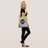 Het thema artsy waterverf-ijs personaliseren tote bag (Op model)