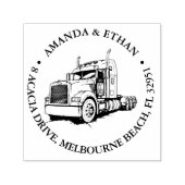 Het thema Bandit Semi Truck Zelfinktende Stempel (Design)