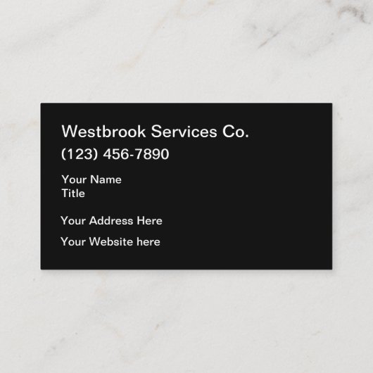 Het thema Cool Automotive Services Visitekaartje (Achterkant)