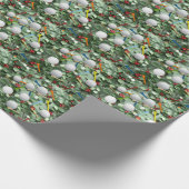 Het thema Golf Ball en t-shirt Kerstfeestdag Cadeaupapier (Hoek)