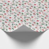 Het thema Golf Ball en t-shirt Kerstfeestdag Cadeaupapier (Hoek)