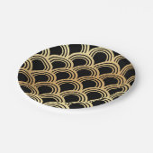 Het thema Grote Gatsby: nieuwjaar 2022 Papieren Bordje (Gekanteld)