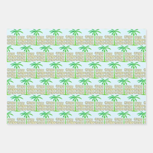 Het thema Israël Jeruzalem Inpakpapier Vel (Voorkant 3)