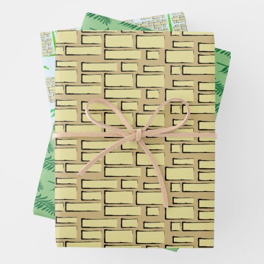 Het thema Israël Jeruzalem Inpakpapier Vel (In situ)