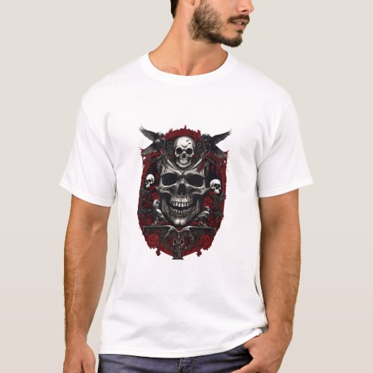 Het thema mentale dood in t-shirt (Voorkant)