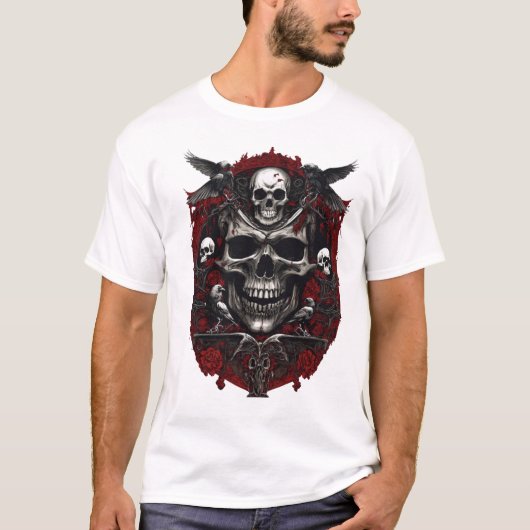 Het thema mentale dood in t-shirt (Voorkant)