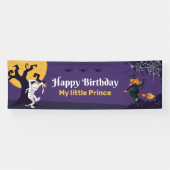 Het thema Persoonlijke Happy Birthday-feestbanner Spandoek (Horizontaal)