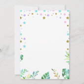 Het thema Uitnodiging van het Unicorn dragon (Achterkant)