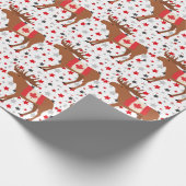 Het thema van Canada Day Cadeaupapier (Hoek)