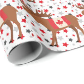 Het thema van Canada Day Cadeaupapier (Rol Hoek)