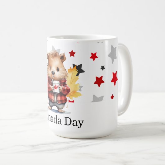 Het thema van Canada Day Koffiemok (Voorkant rechts)