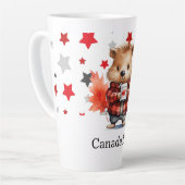 Het thema van Canada Day Latte Mok (Linkerhoek)