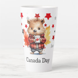 Het thema van Canada Day Latte Mok