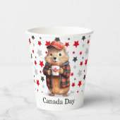 Het thema van Canada Day Papieren Bekers (Voorkant)