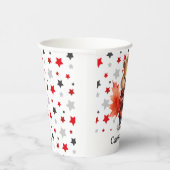 Het thema van Canada Day Papieren Bekers (Rechts)