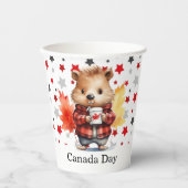 Het thema van Canada Day Papieren Bekers (Voorkant)