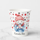 Het thema van Canada Day Papieren Bekers (Voorkant)