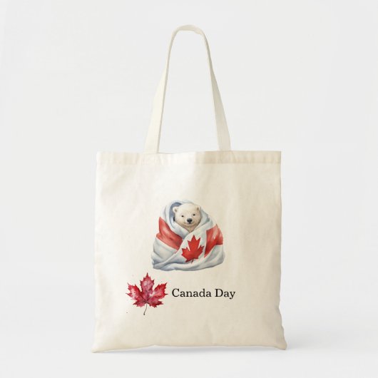 Het thema van Canada Day Tote Bag (Voorkant)