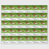 Het thema van de Baseball Christmas Cadeaupapier (Vlak)