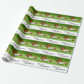 Het thema van de Baseball Christmas Cadeaupapier (Uitgerold)