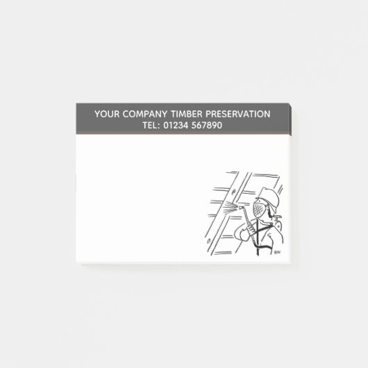 Het Thema van de Cartoon van de Bescherming van he Post-it® Notes (Voorkant)