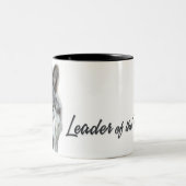 Het thema van de Pack Wolf Woodland Tweekleurige Koffiemok (Center)