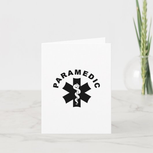 Het Thema van de paramedicus Kaart (Voorkant)