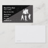 Het Thema van de popgroep Visitekaartje (Voorkant / Achterkant)