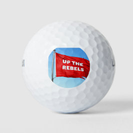 Het thema van de rebellen golfballen