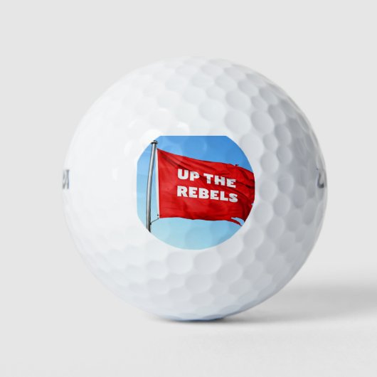 Het thema van de rebellen golfballen (Voorkant)