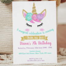 Het thema van de uitnodiging van het meisje op de 